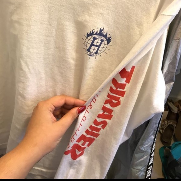 Thrasher x Huf long sleeve - Picture 2 of 3